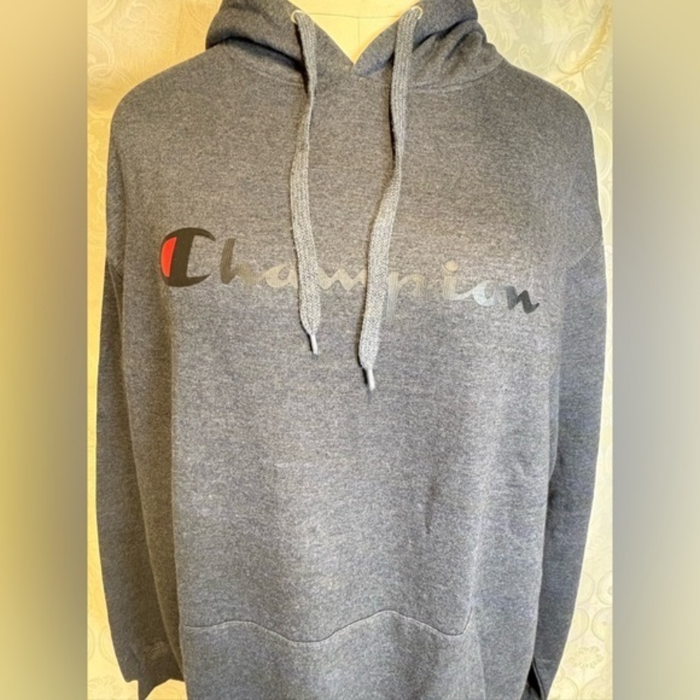 NWOT- Champion Charcoal Gray Men's Hoodie